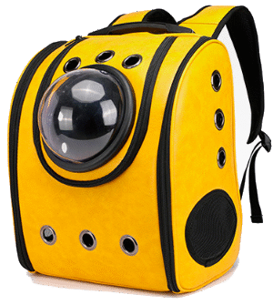 Cápsula morral cuerina, color amarillo